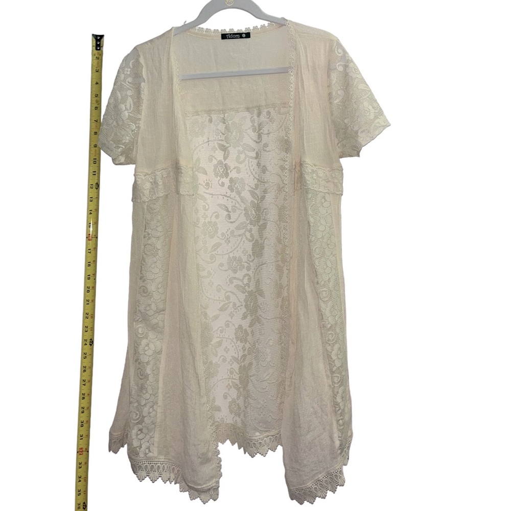 Adorn Lace Bohemian Tunic. Size Large. Y2K - Picture 3 of 8
